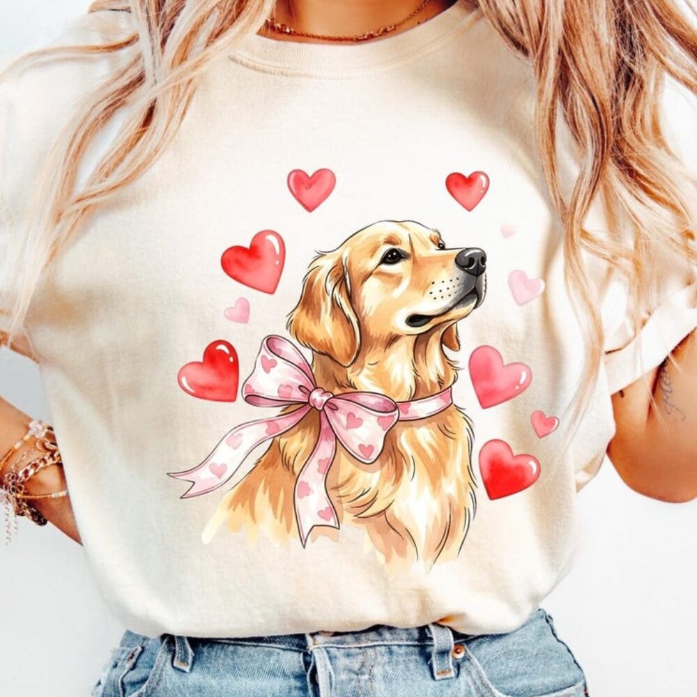 Cute Golden Retriever Shirt, Dog Mom Gift